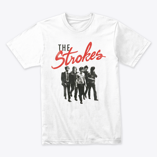 Camiseta The Strokes Vintage Blanco