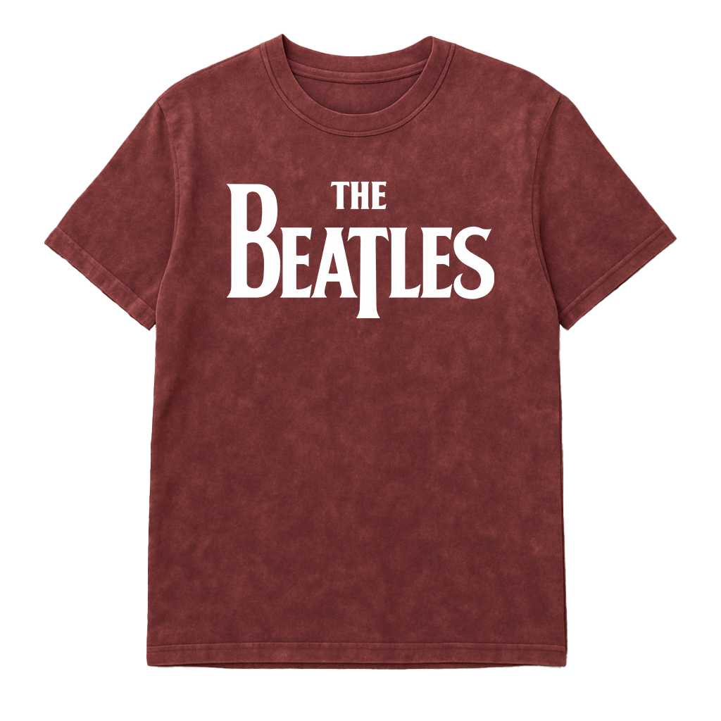 Camiseta Prelavada Algodon The Beatles Logo