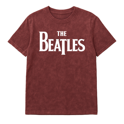 Camiseta Prelavada Algodon The Beatles Logo