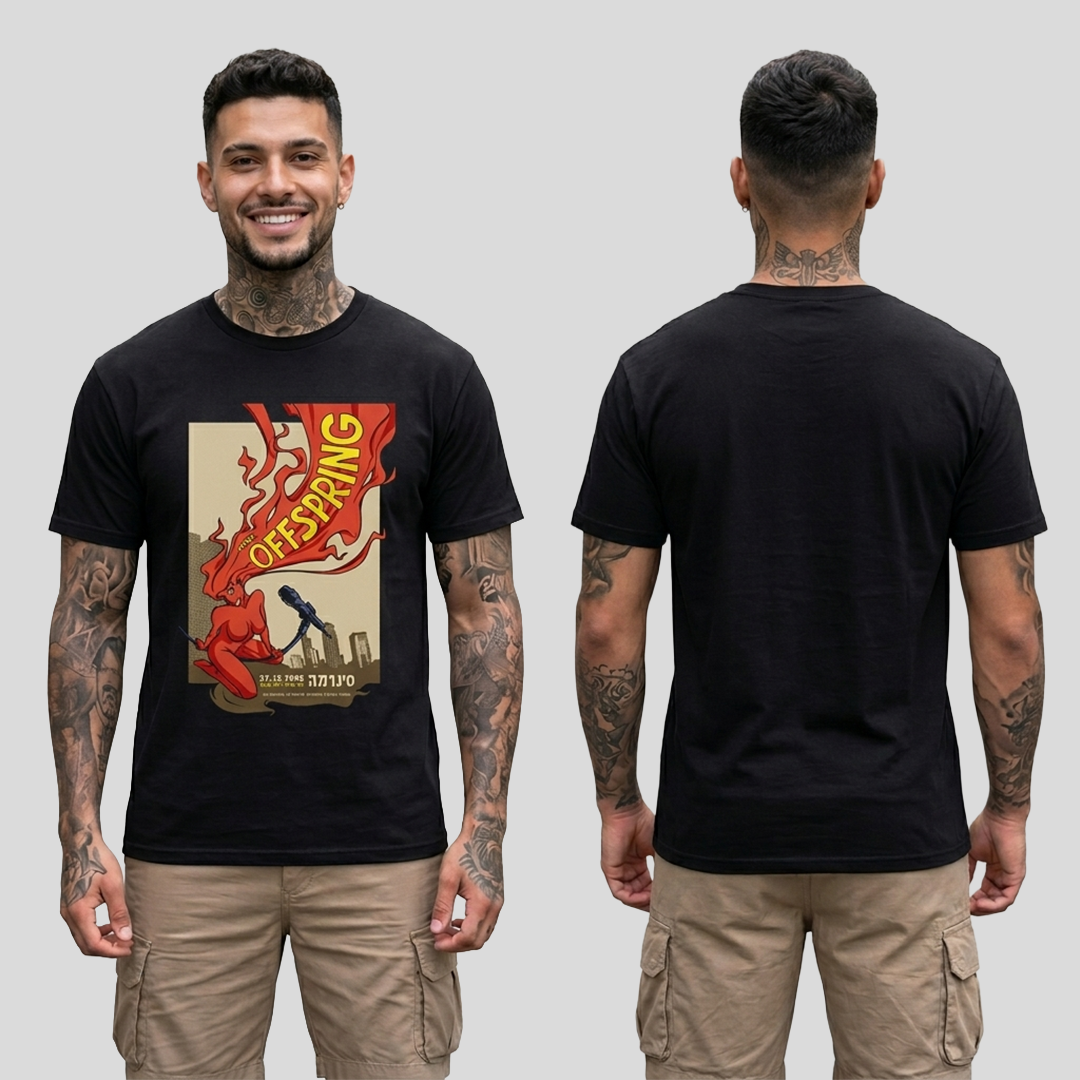 Camiseta Algodon The Offspring Poster 1998