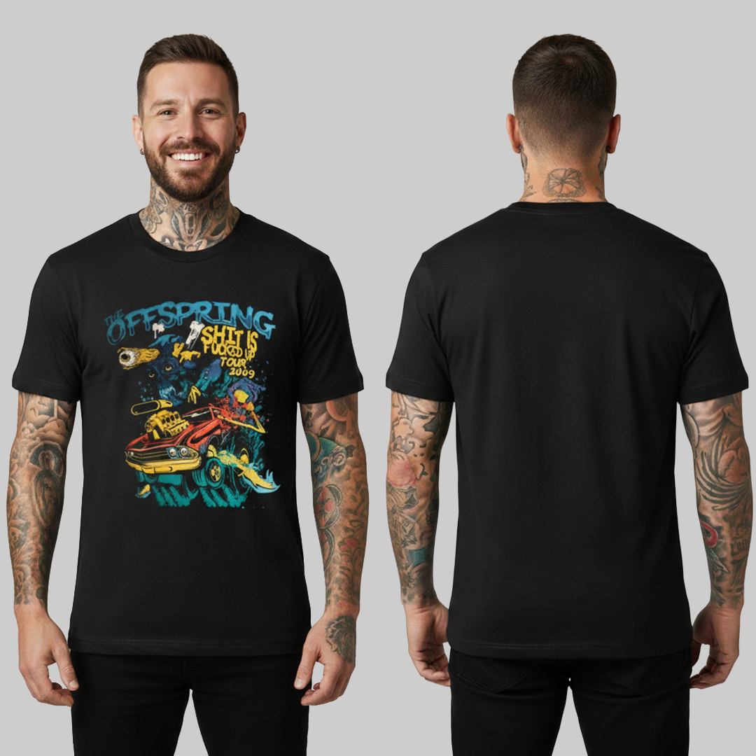 Camiseta Algodón The Offspring Sh&th is fuc&%ed up Tour