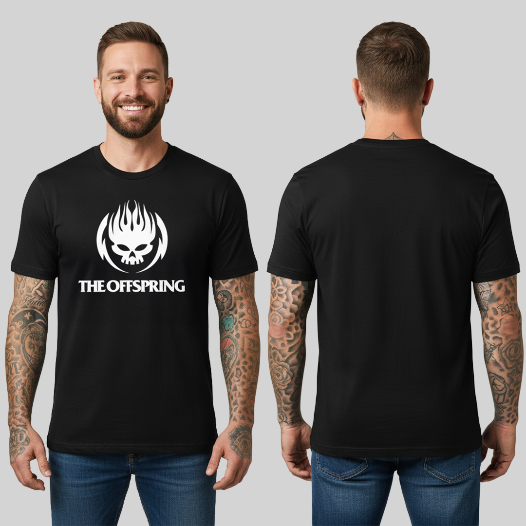 Camiseta Algodon The Offspring Logo Efecto