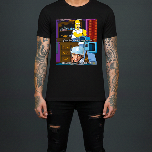 Camiseta Algodón Despierta, Ebrio Asqueroso