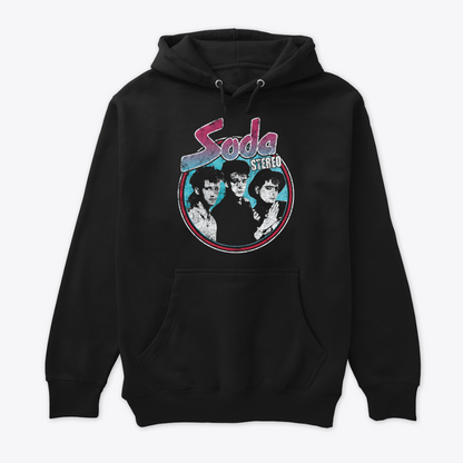 Buzo Capota Soda Stereo Faces