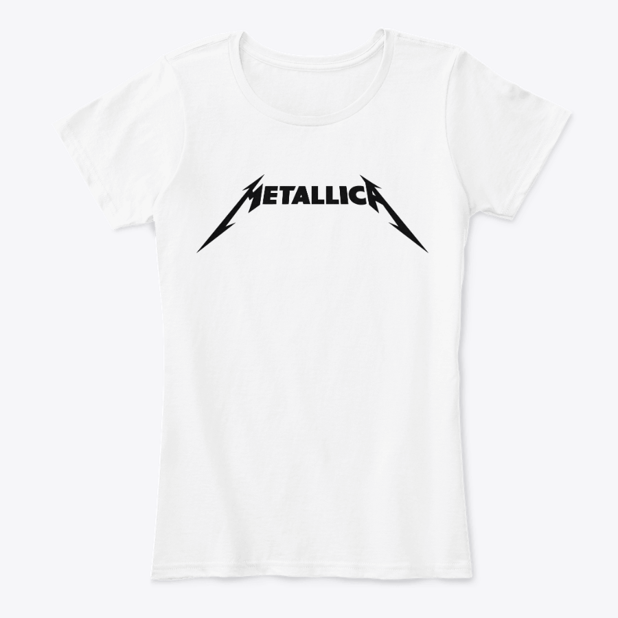 Camiseta de algodon Metallica Logo Rock Style