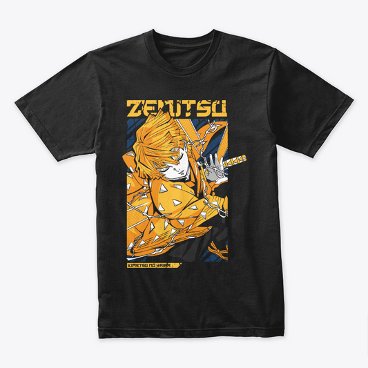 Camiseta Algodon Zenitsu Poster