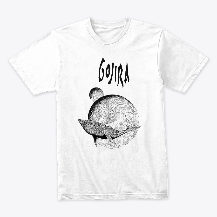 Camiseta Algodon Gojira Flying Whales