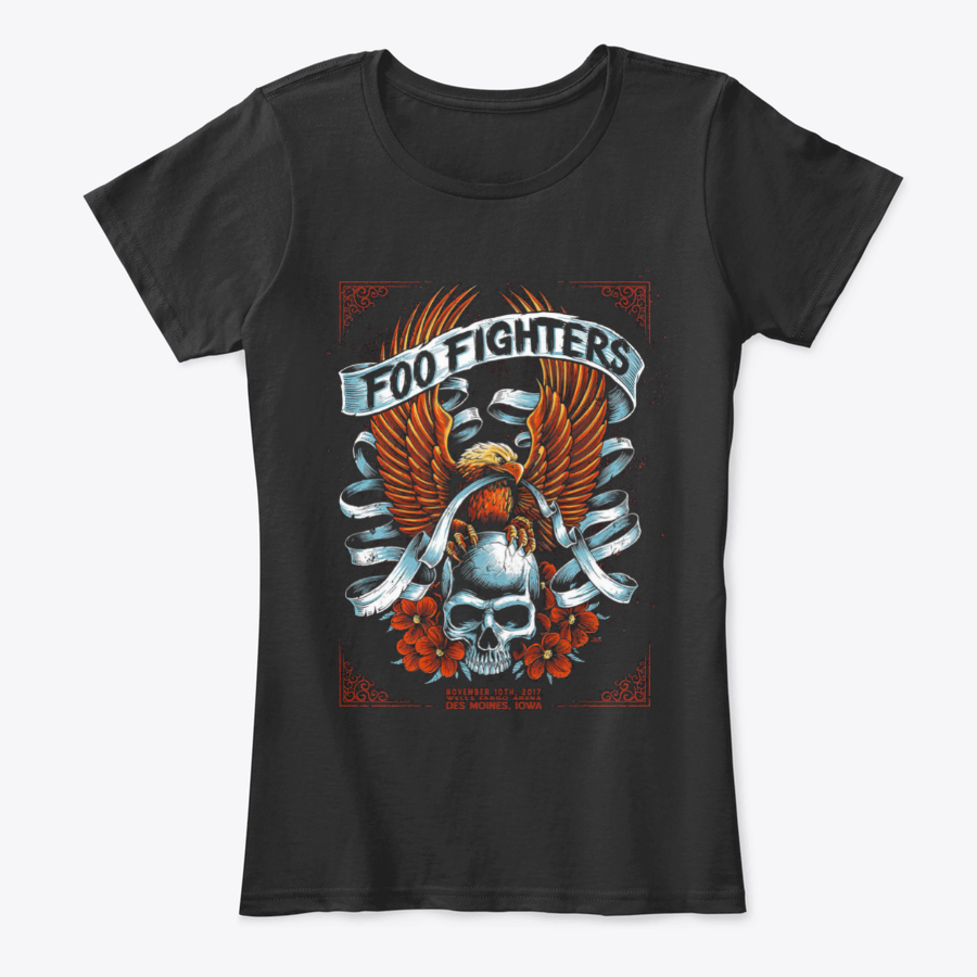 Camiseta Foo Fighters iowa Poster MUJER