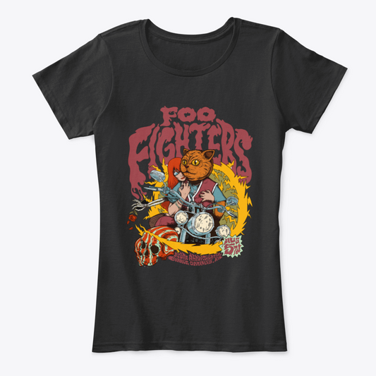 Camiseta Algodón Foo figthers Poster