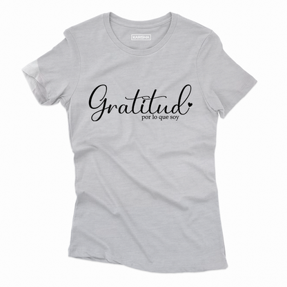 Camiseta Gratitud Karisma Para Mujer