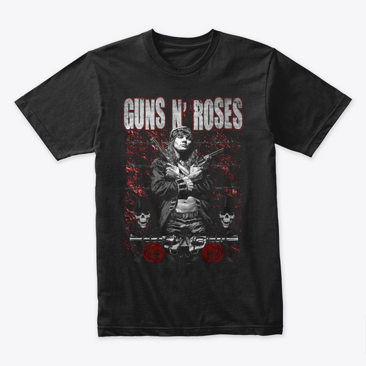 Camiseta Axl Rose Guns N Roses Art Poster