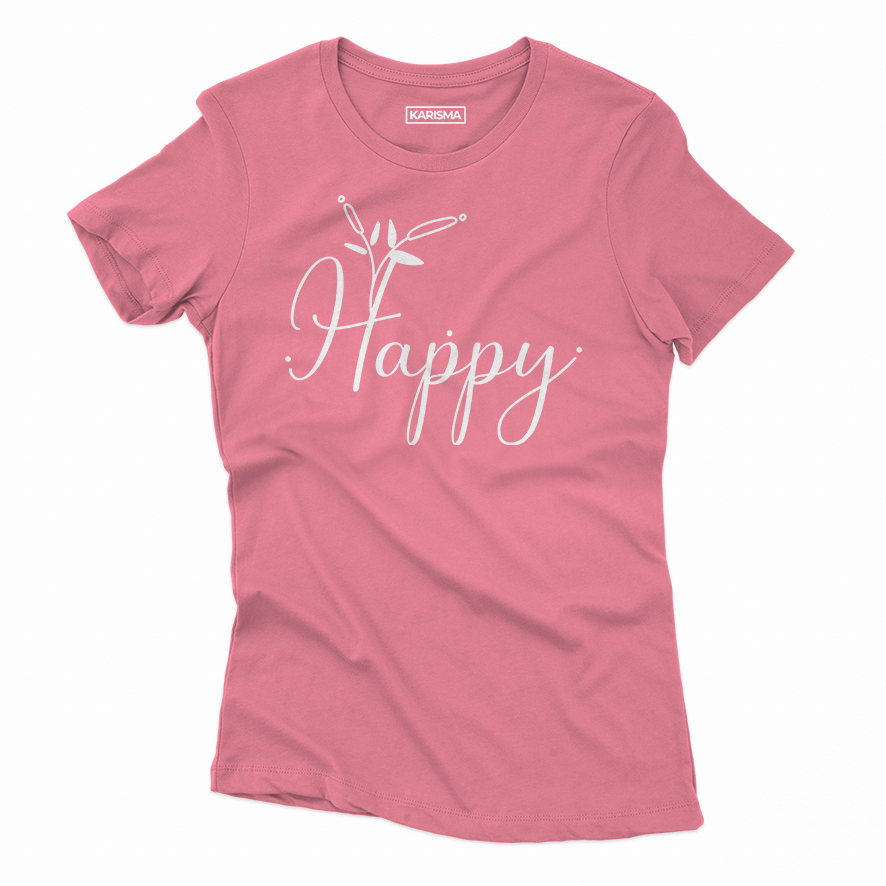 Camiseta Happy Karisma Para Mujer