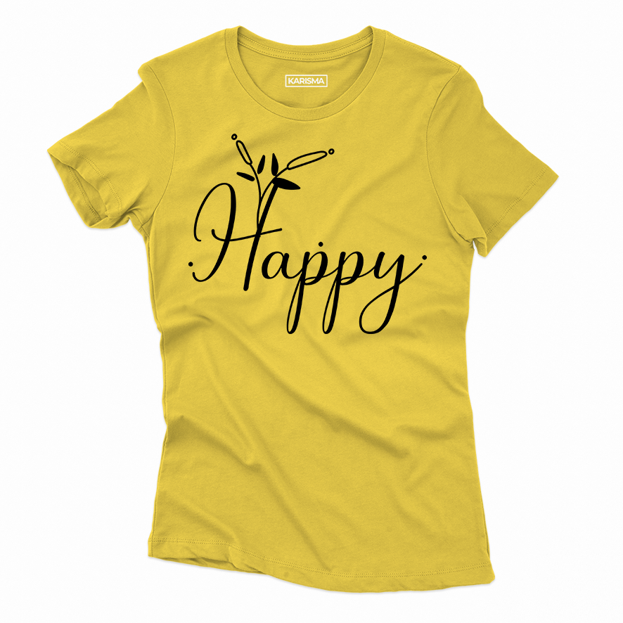 Camiseta Happy Karisma Para Mujer