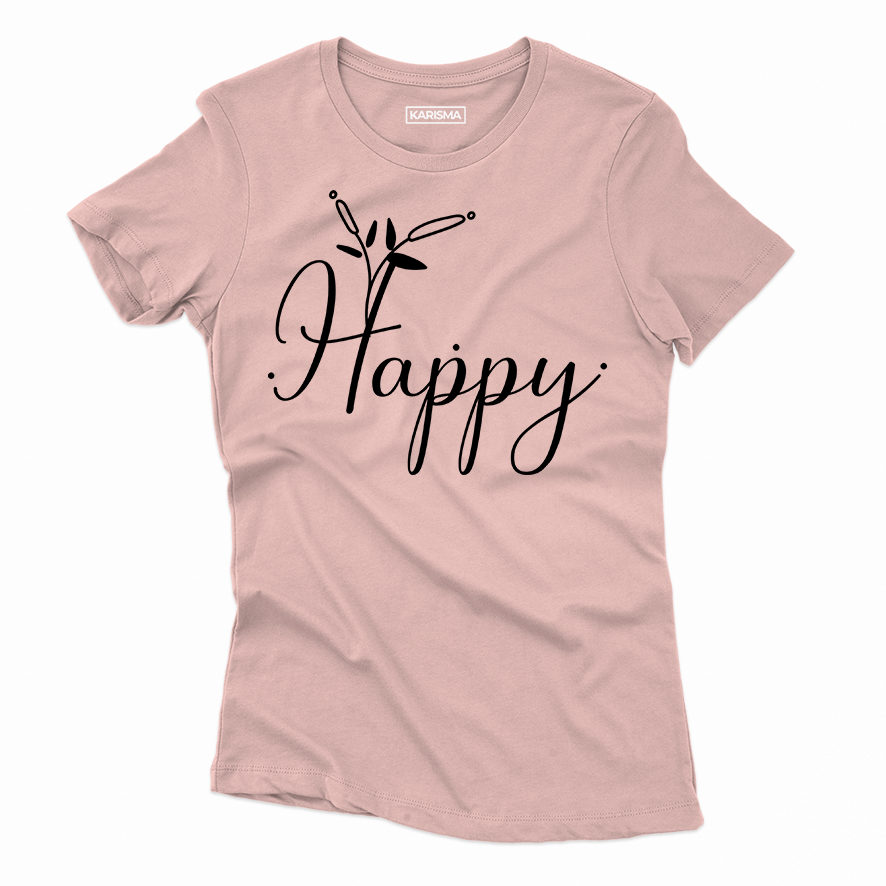 Camiseta Happy Karisma Para Mujer