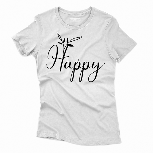 Camiseta Happy Karisma Para Mujer