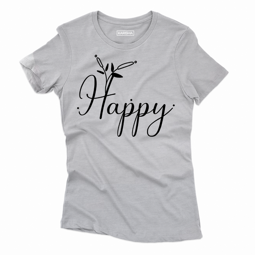 Camiseta Happy Karisma Para Mujer