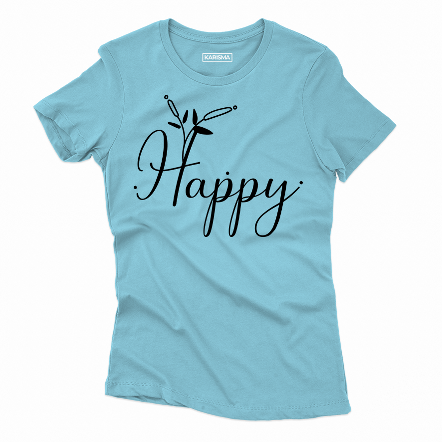 Camiseta Happy Karisma Para Mujer