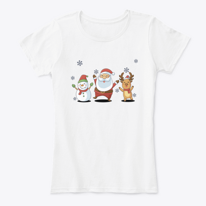 Camiseta Navidad personajes Karisma para mujer