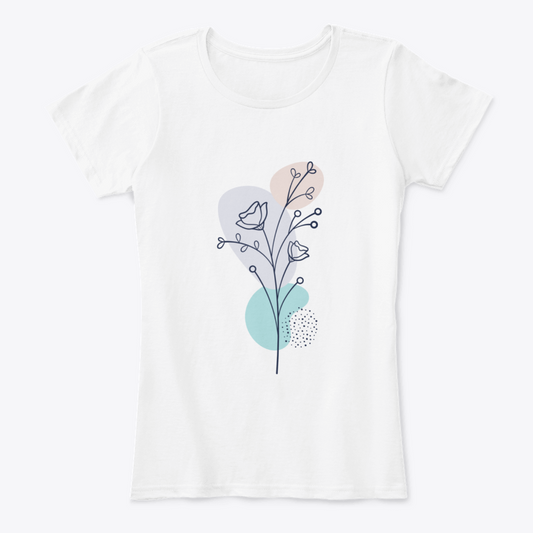 Camiseta Arte Floral Karisma para mujer