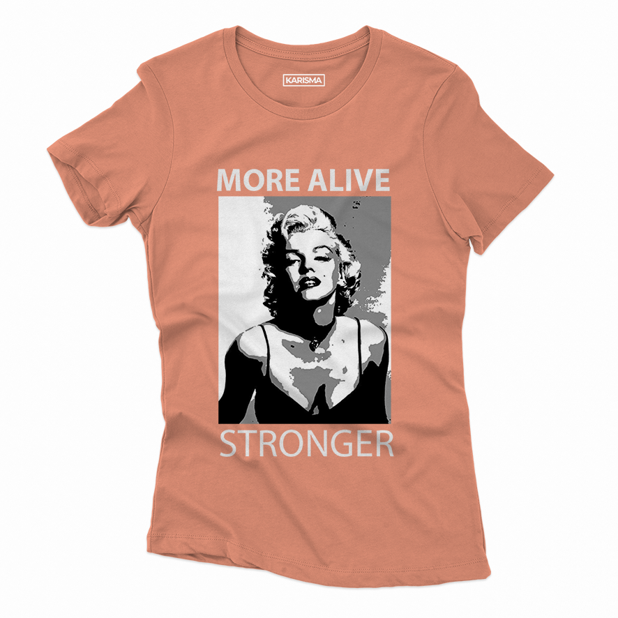 Camiseta Mas viva más fuerte Women Style Karisma para mujer