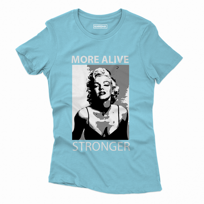 Camiseta Mas viva más fuerte Women Style Karisma para mujer