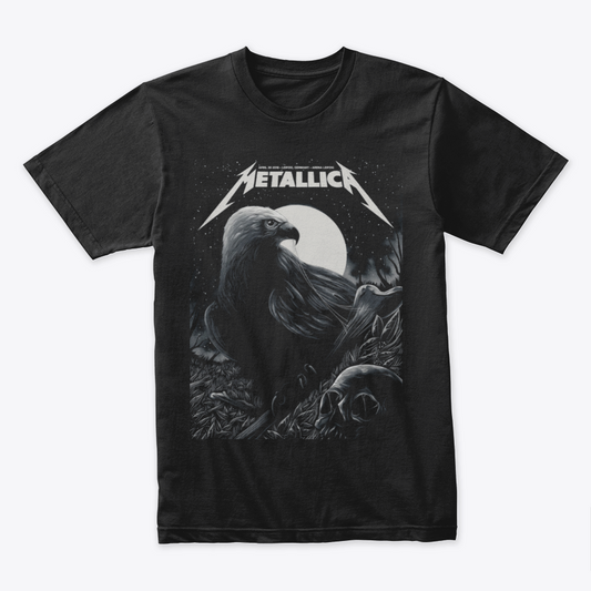 Camiseta Algodon Metallica Germany Poster