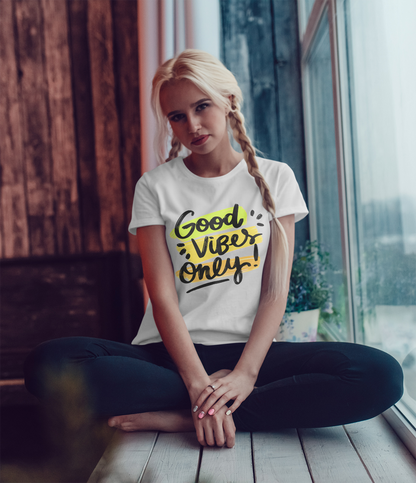 Camiseta Good Vibes Only Style Karisma para mujer