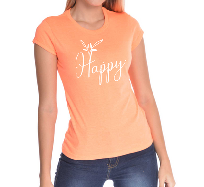 Camiseta Happy Karisma Para Mujer