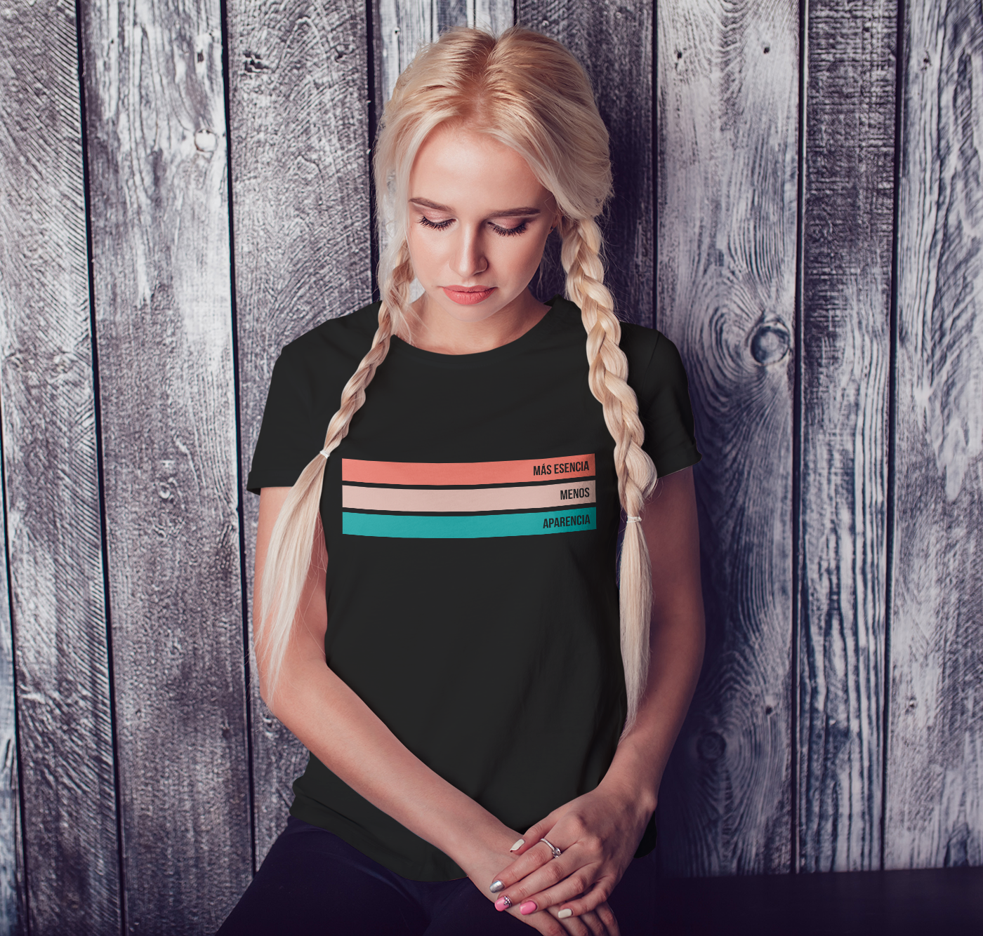 Camiseta Lineas Style Karisma para mujer