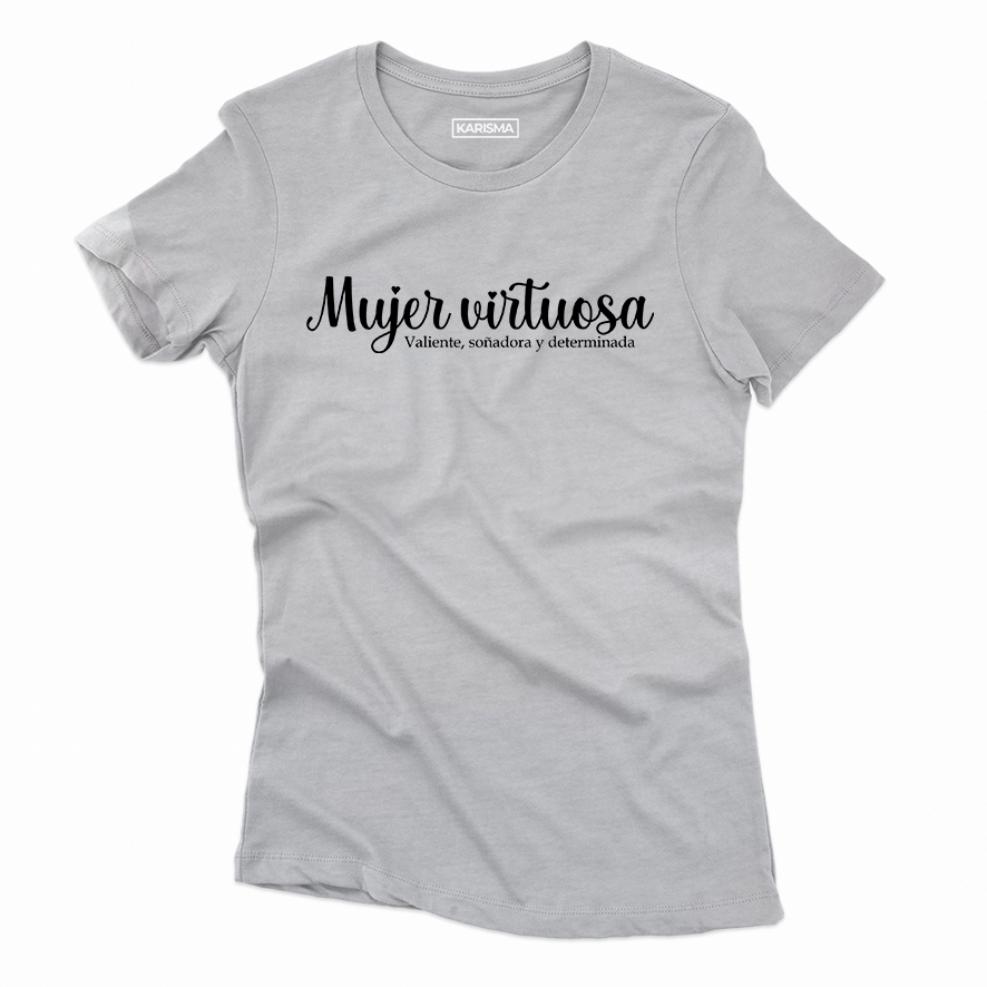 Camiseta Mujer Virtuosa Karisma Para Mujer