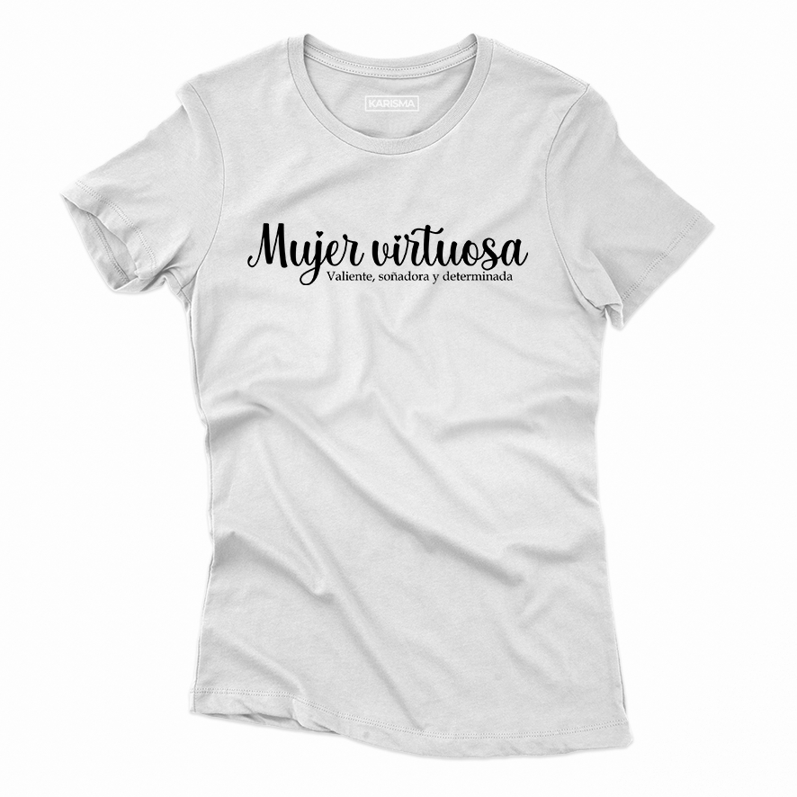 Camiseta Mujer Virtuosa Karisma Para Mujer