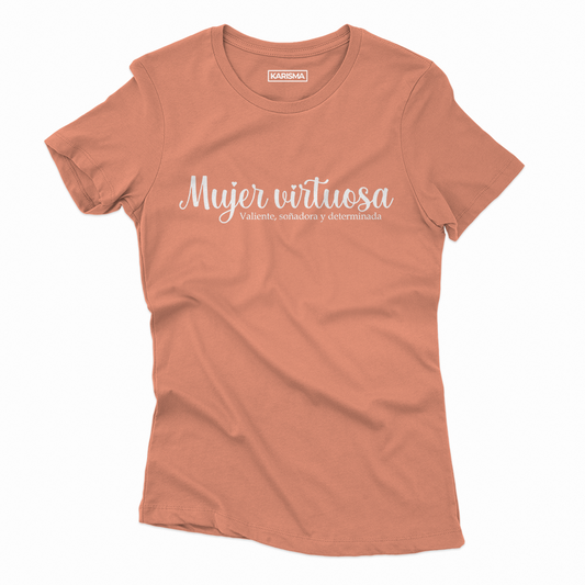 Camiseta Mujer Virtuosa Karisma Para Mujer