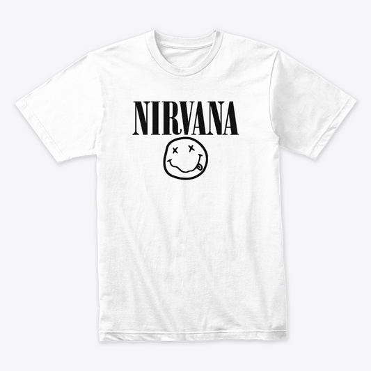 Camiseta en Algodon Nirvana logo