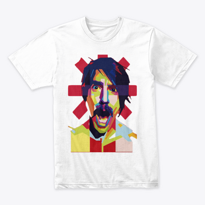 Camiseta Vocalist Art Red Hot Chilli Peppers RHCP