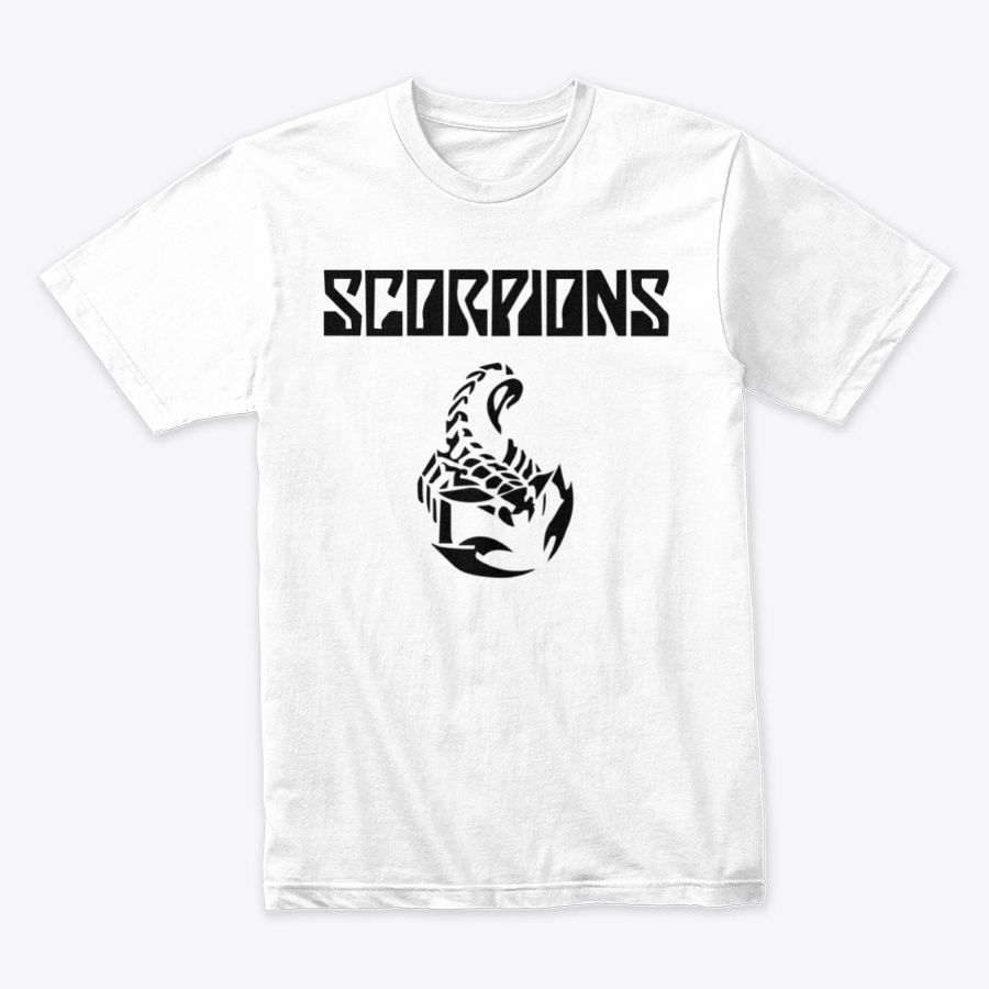 Camiseta En algodon Rock Bands Scorpions Logo