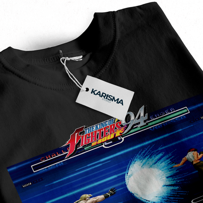 Camiseta Algodón The king Of Fighter Rugal vs Vanessa ARCADE