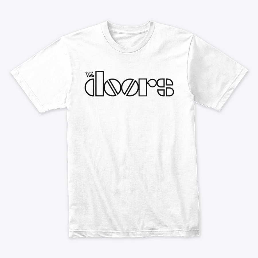 Camiseta Algodón The Doors Logo Rock Style