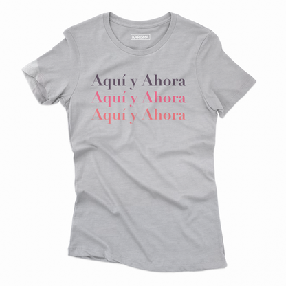 Camiseta Aquí y Ahora Karisma para mujer