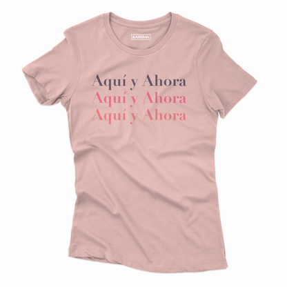 Camiseta Aquí y Ahora Karisma para mujer