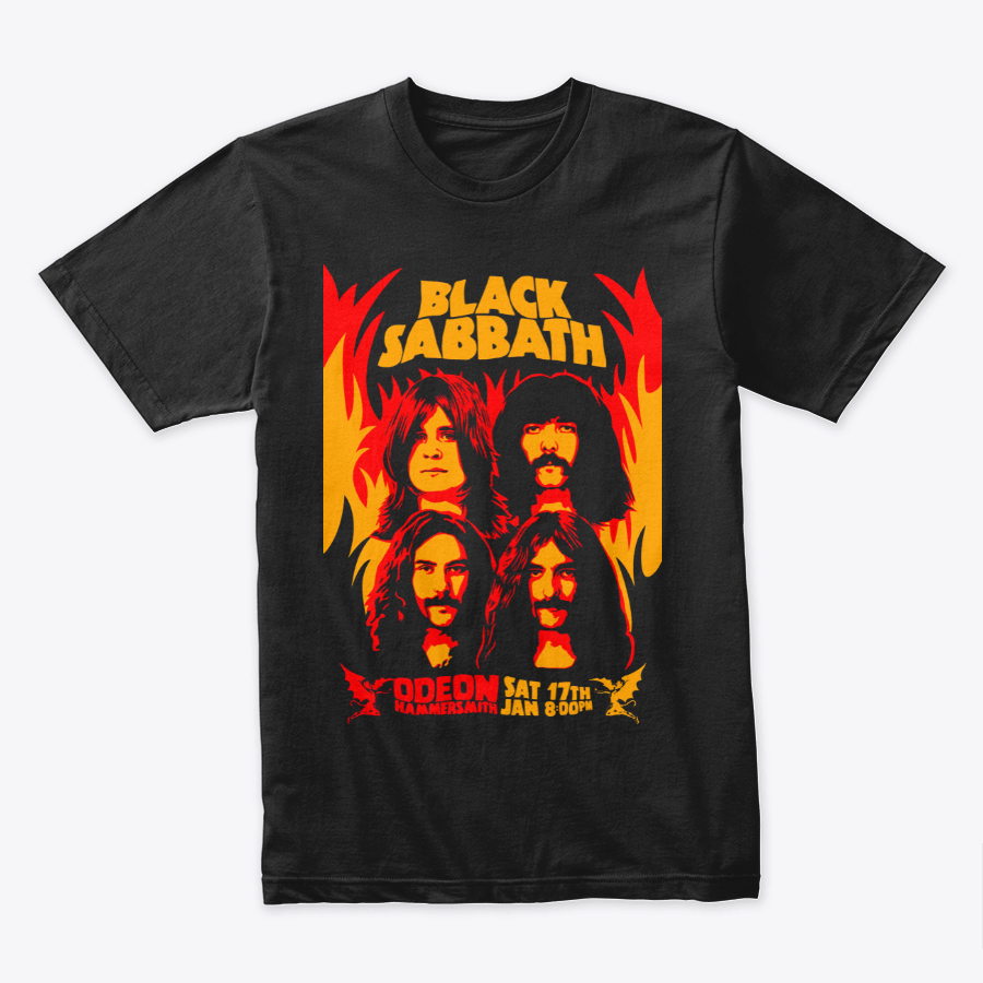 Camiseta Algodon Black Sabbath Odeon