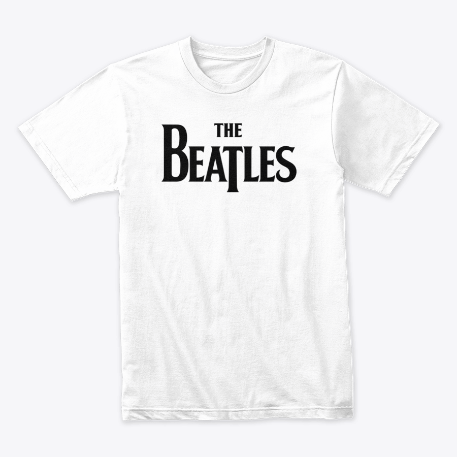 Camiseta Algodón Beatles Logo Rock Style