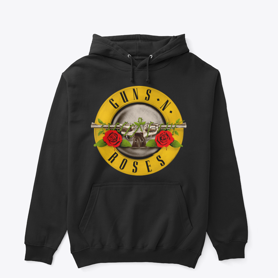 Buzo Capota Cerrado Guns N Roses Logo Clasico