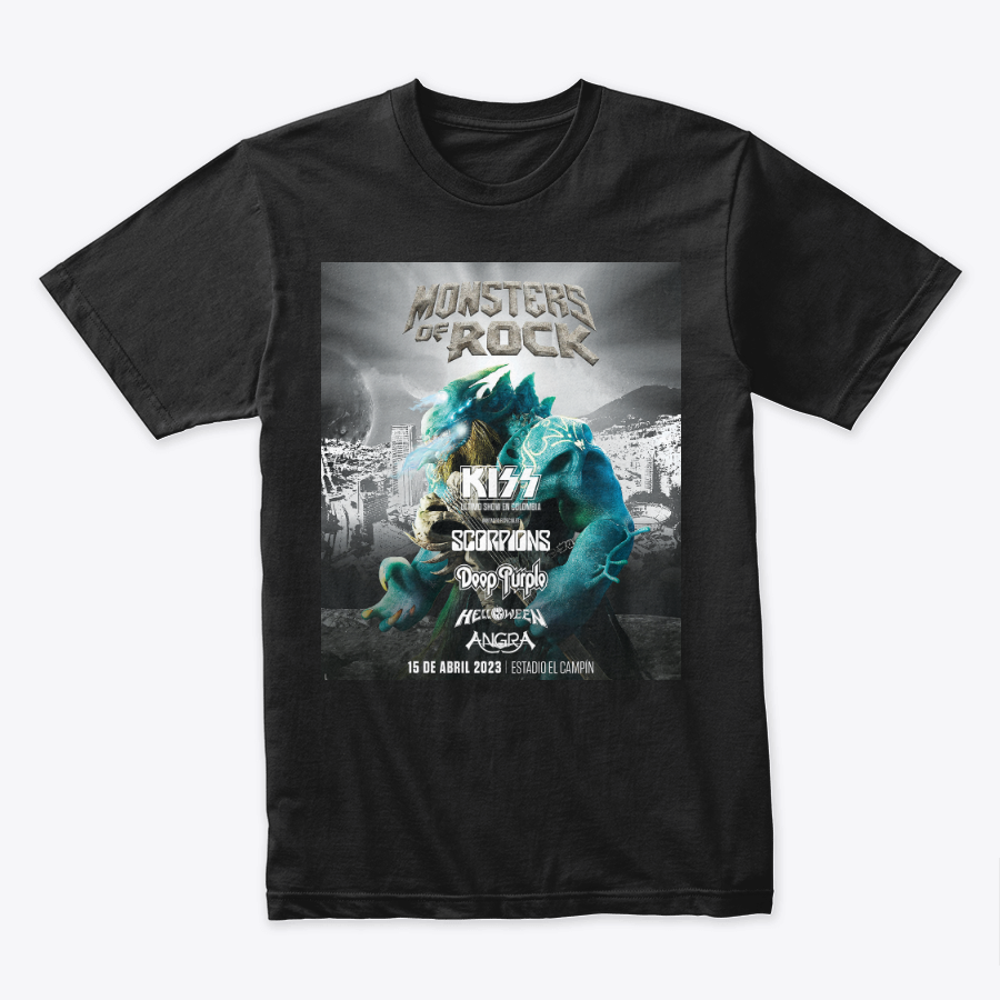 Camiseta Algodon Monsters Of Rock Poster Bogota 2023