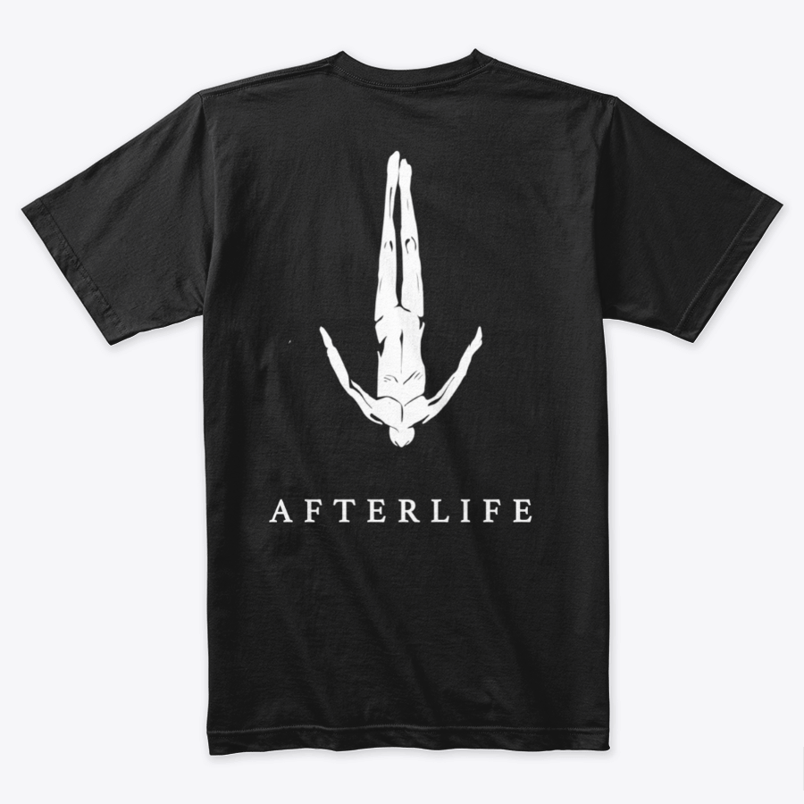Camiseta en algodón Afterlife doble estampado