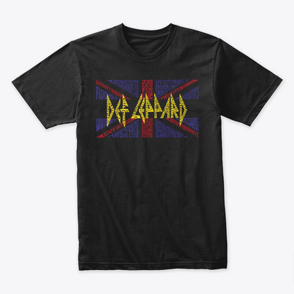 Camiseta Def Leppard Flag logo
