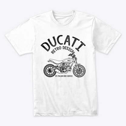 Camiseta Ducatti Scrambler diseño Retro