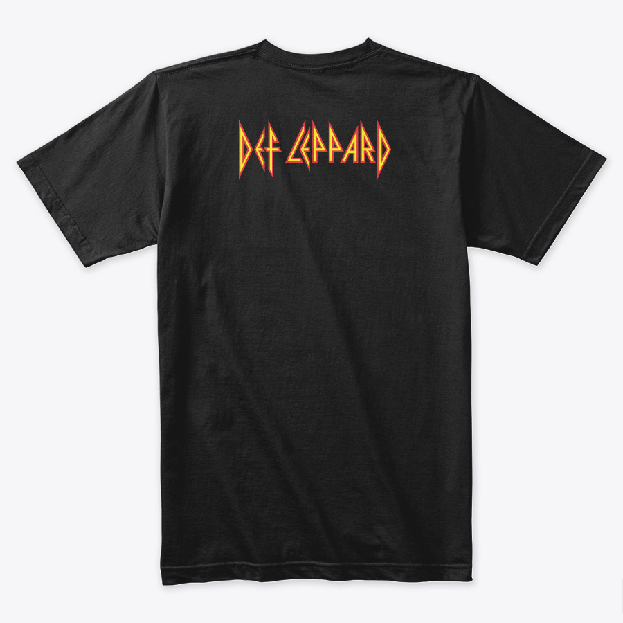 Camiseta Def Leppard Diamond Star Halos Doble Estampado