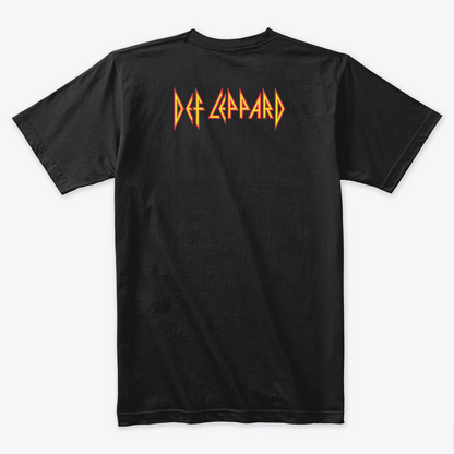Camiseta Def Leppard Diamond Star Halos Doble Estampado