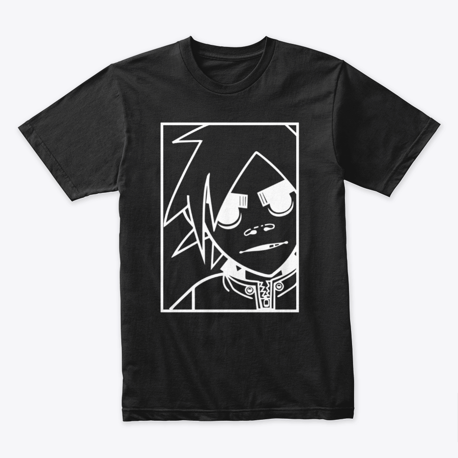 Camiseta Algodón Rock Style Gorillaz