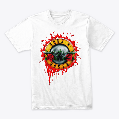 Camiseta Guns N Roses Logo Blood Art